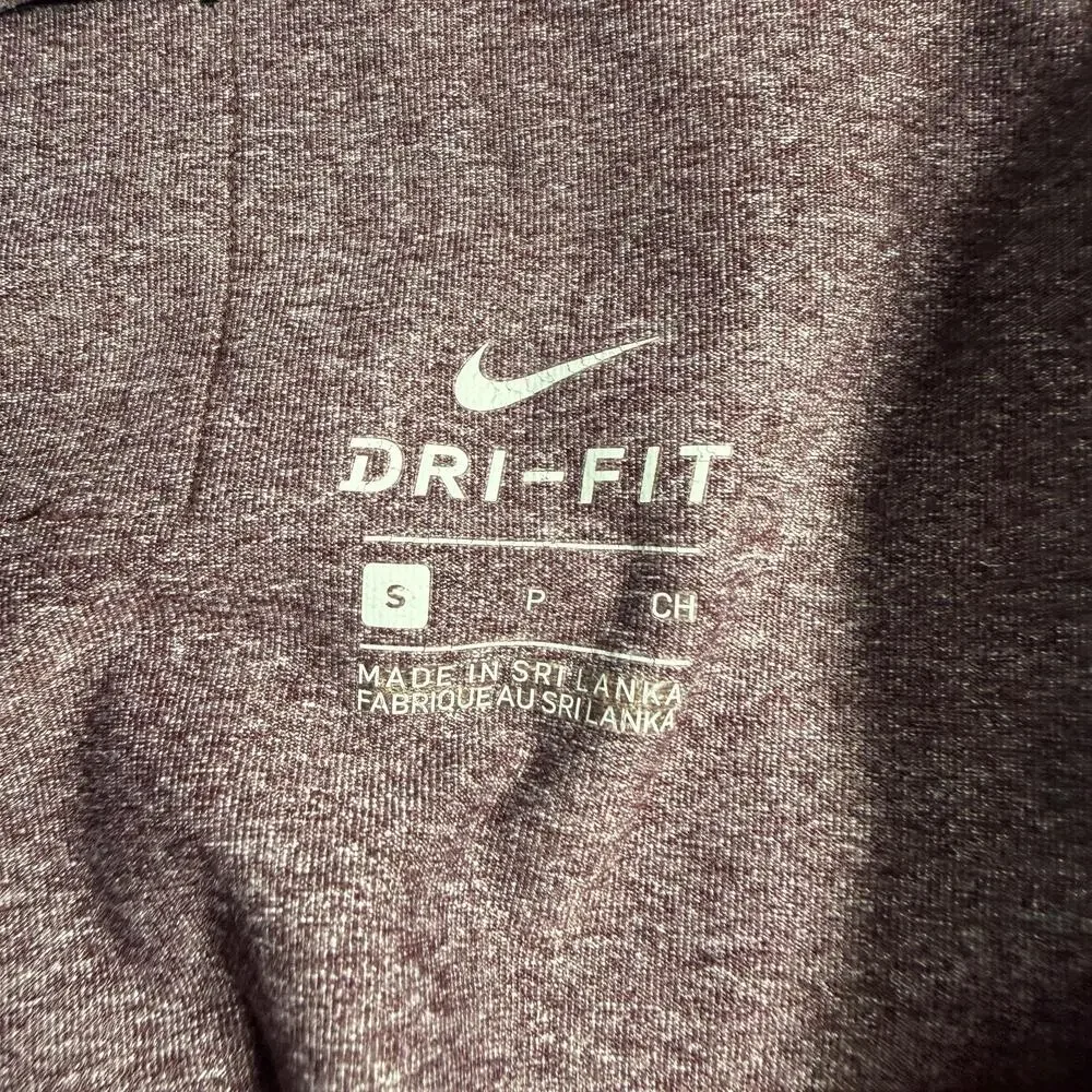 Nike Leggings Womens Small Purple Dri-FIT Legend Mid Rise Ankle Workout Stretch